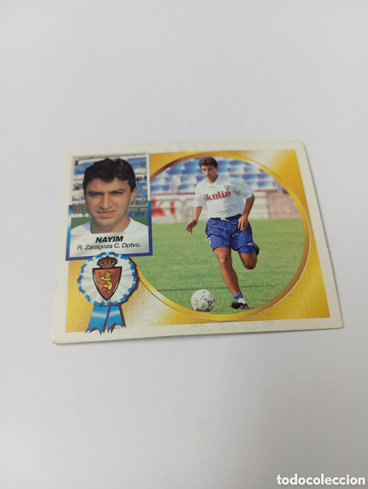 Cromos de F&uacute;tbol: NAYIM Zaragoza Liga Este 1994 1995 NUEVO SIN PEGAR PANINI 94 95
