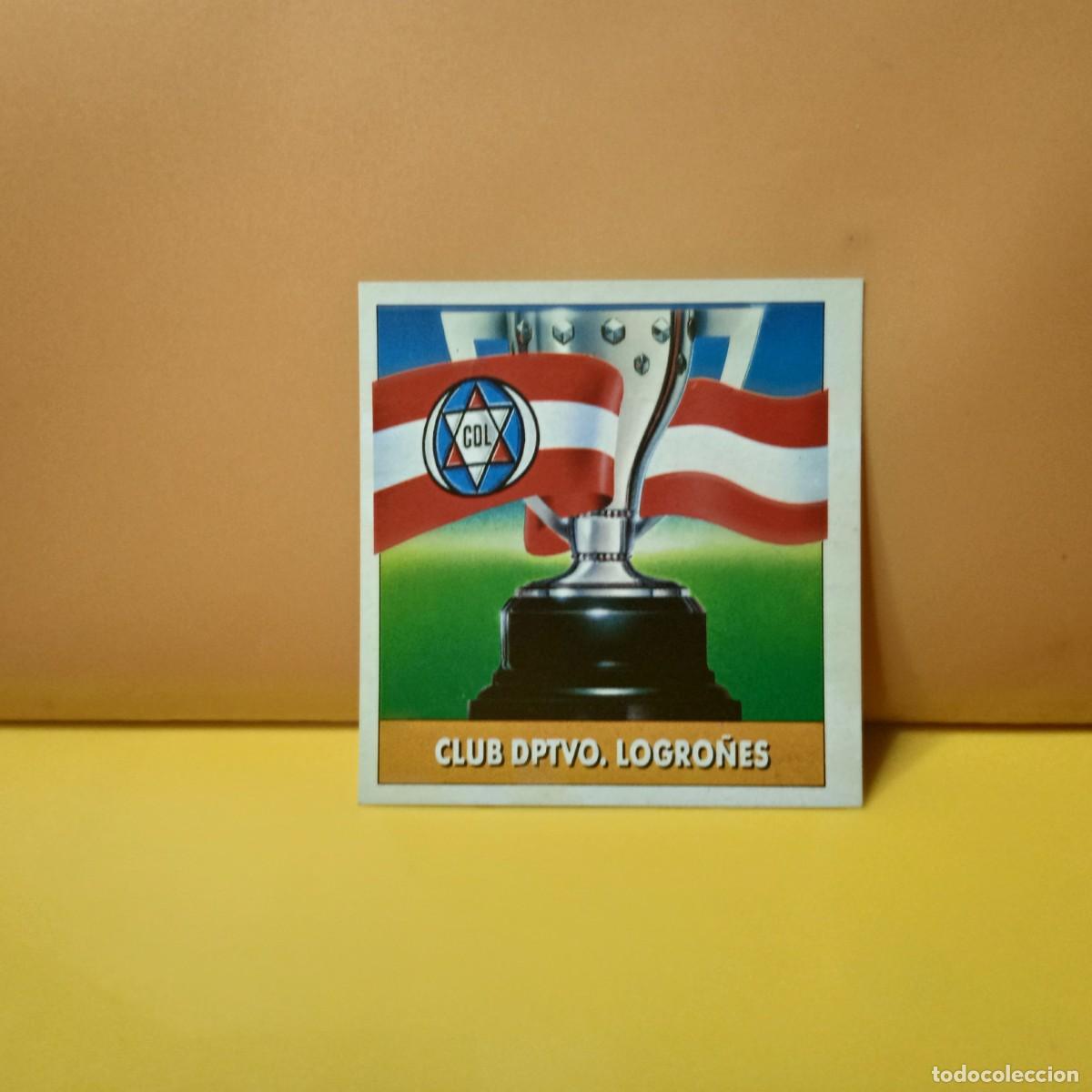 Cromos de F&uacute;tbol: EDICIONES ESTE 1992 1993 92 93 CD LOGRO&Ntilde;ES ESCUDO