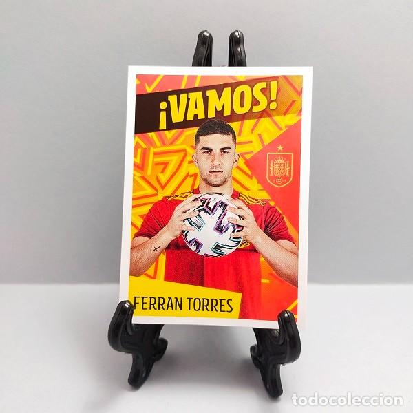 Cromos de F&uacute;tbol: 37 FERRAN TORRES LOS &Iacute;DOLOS DE LA ROJA - CRACKS MUNDIALES CROMO CARREFOUR PANINI 2022 &iexcl;VAMOS!