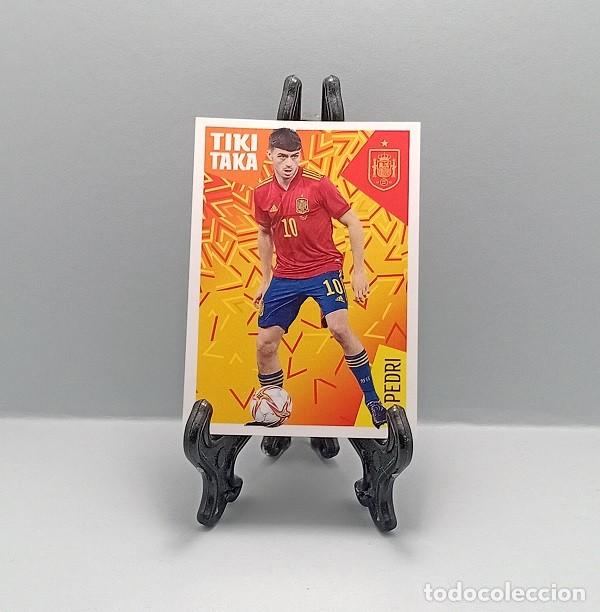 Cromos de F&uacute;tbol: 31 PEDRI LOS &Iacute;DOLOS DE LA ROJA - CRACKS MUNDIALES CROMO ADHESIVO CARREFOUR PANINI 2022 TIKI TAKA