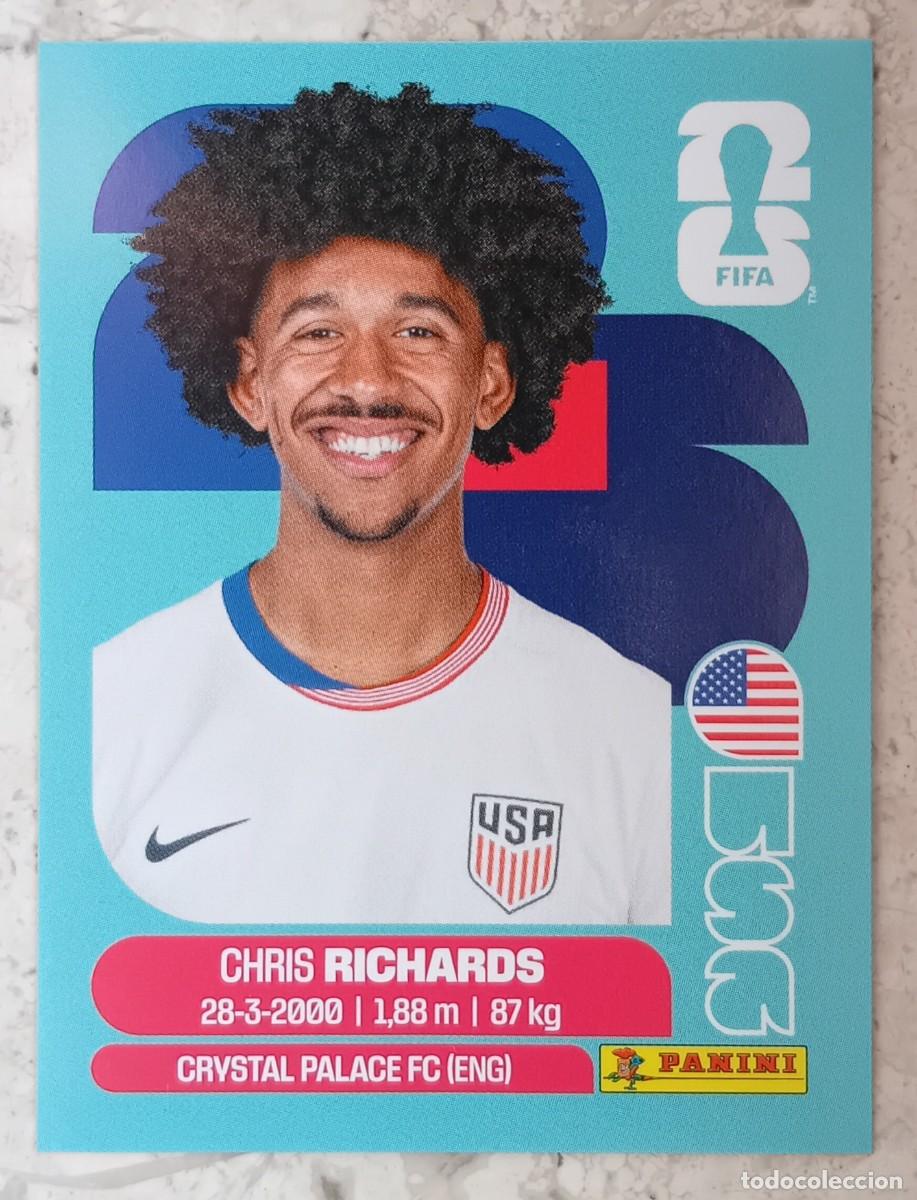 Cromos de F&uacute;tbol: Figurina Panini 2026 Cromo World Cup Usa Mundial 2026 Chris Richards USA n USA 3