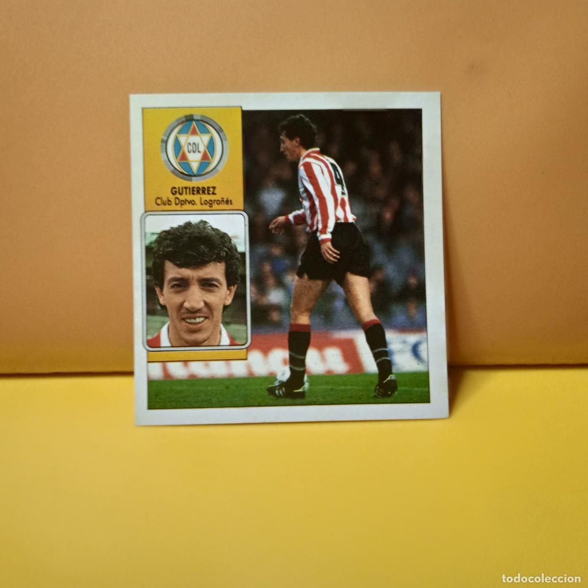 Cromos de F&uacute;tbol: EDICIONES ESTE 1992 1993 92 93 CD LOGRO&Ntilde;ES GUTIERREZ