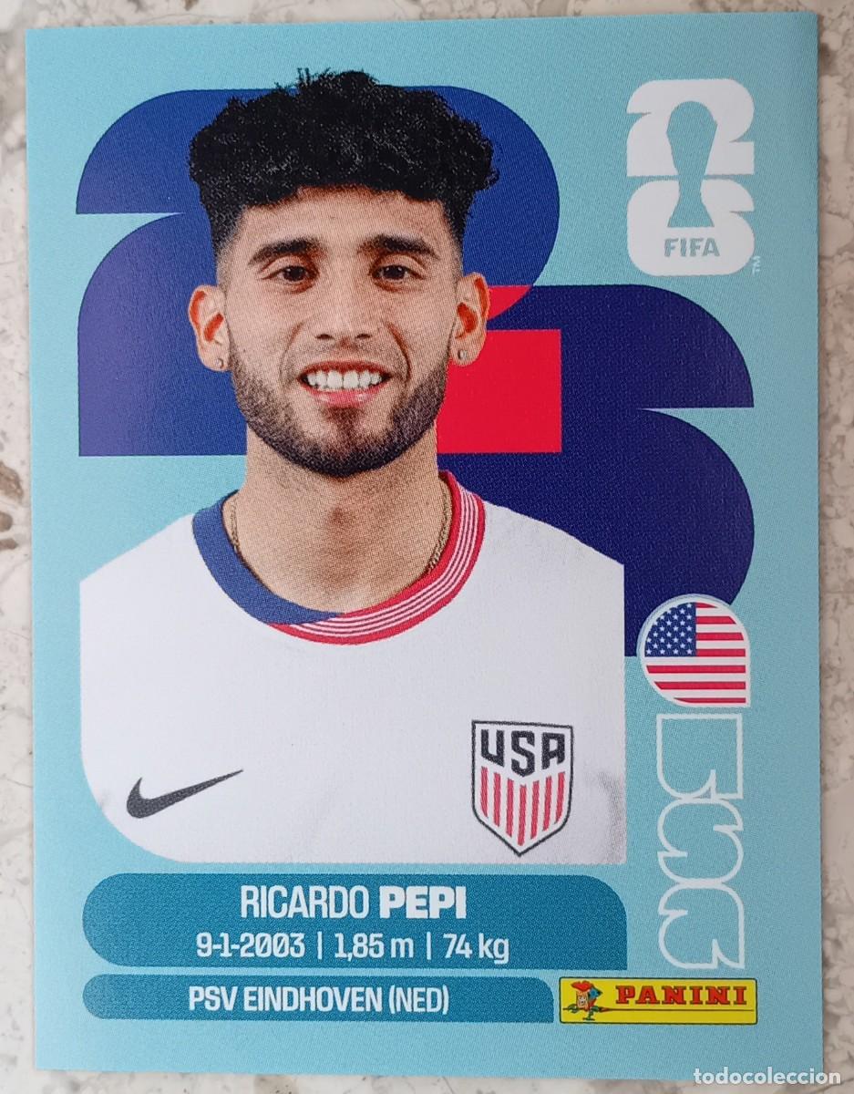 Cromos de F&uacute;tbol: Figurina Panini 2026 Cromo World Cup Usa Mundial 2026 Ricardo Pepi USA n USA 18