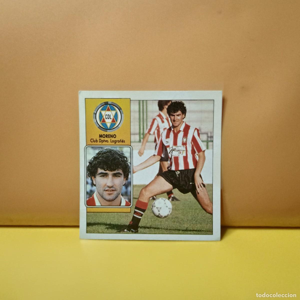 Cromos de F&uacute;tbol: EDICIONES ESTE 1992 1993 92 93 CD LOGRO&Ntilde;ES MORENO