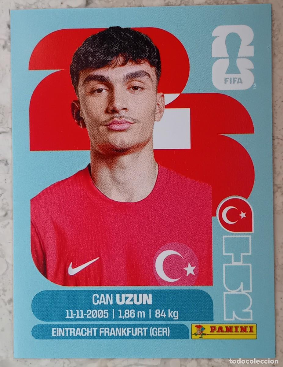 Cromos de F&uacute;tbol: Figurina Panini 2026 Cromo World Cup Usa Mundial 2026 Can Uzun Turkey n TUR 17