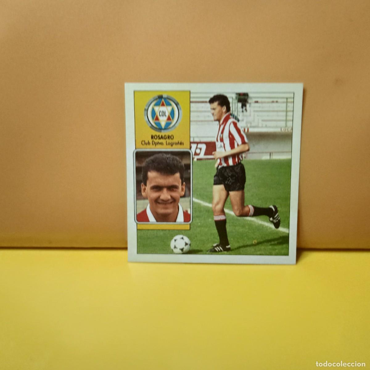 Cromos de F&uacute;tbol: EDICIONES ESTE 1992 1993 92 93 CD LOGRO&Ntilde;ES ROSAGRO