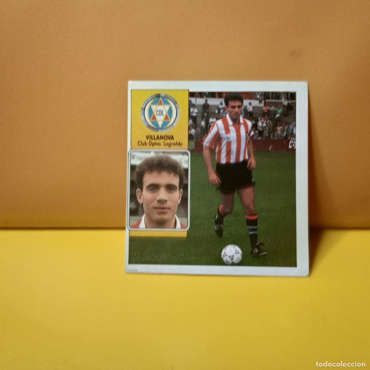 Cromos de F&uacute;tbol: EDICIONES ESTE 1992 1993 92 93 CD LOGRO&Ntilde;ES VILLANOVA