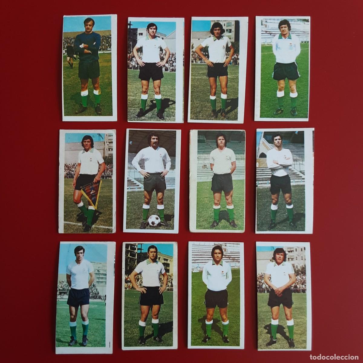Cromos de F&uacute;tbol: LOTE 12 CROMOS DIFERENTES RACING SANTANDER LIGA TEMPORADA 1975 1976 75 76 EDICIONES ESTE