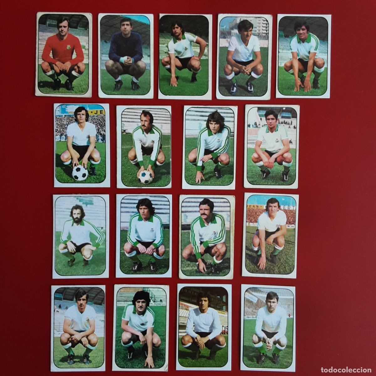 Cromos de F&uacute;tbol: EQUIPOS CASI COMPLETO RACING SANTANDER LIGA TEMPORADA 1976 1977 76 77 EDICIONES ESTE