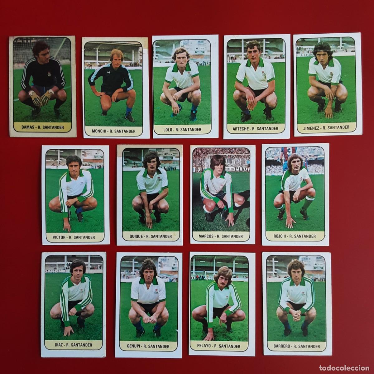 Cromos de F&uacute;tbol: LOTE 13 CROMOS DIFERENTES RACING SANTANDER LIGA TEMPORADA 1978 1979 78 79 EDICIONES ESTE