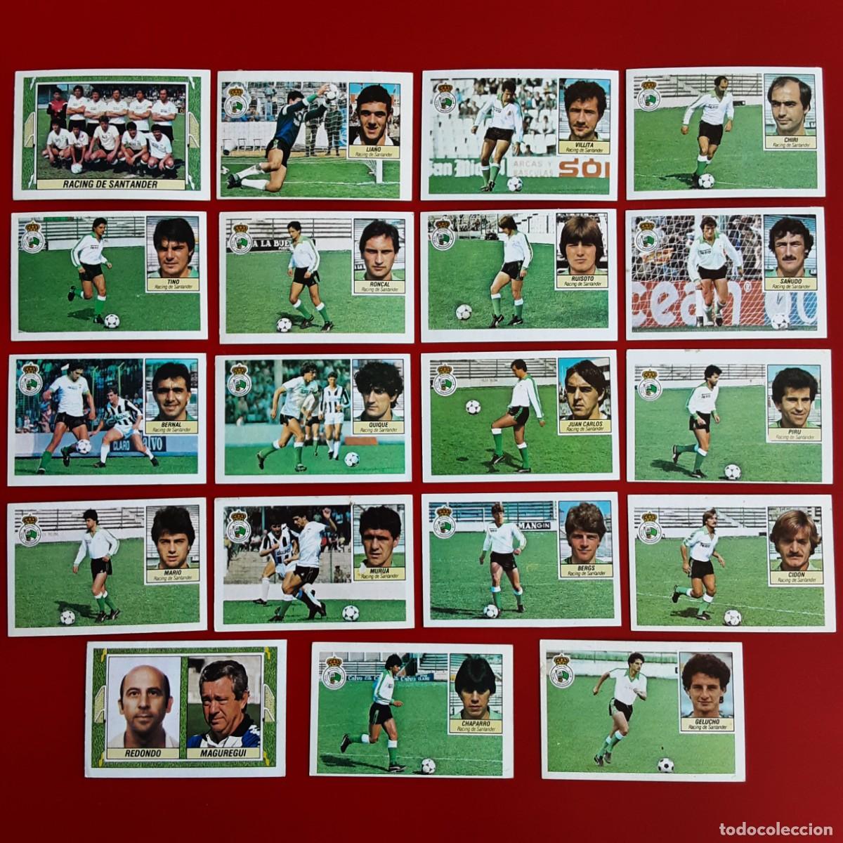 Cromos de F&uacute;tbol: LOTE 19 CROMOS DIFERENTES RACING SANTANDER LIGA TEMPORADA 1984 1985 84 85 EDICIONES ESTE