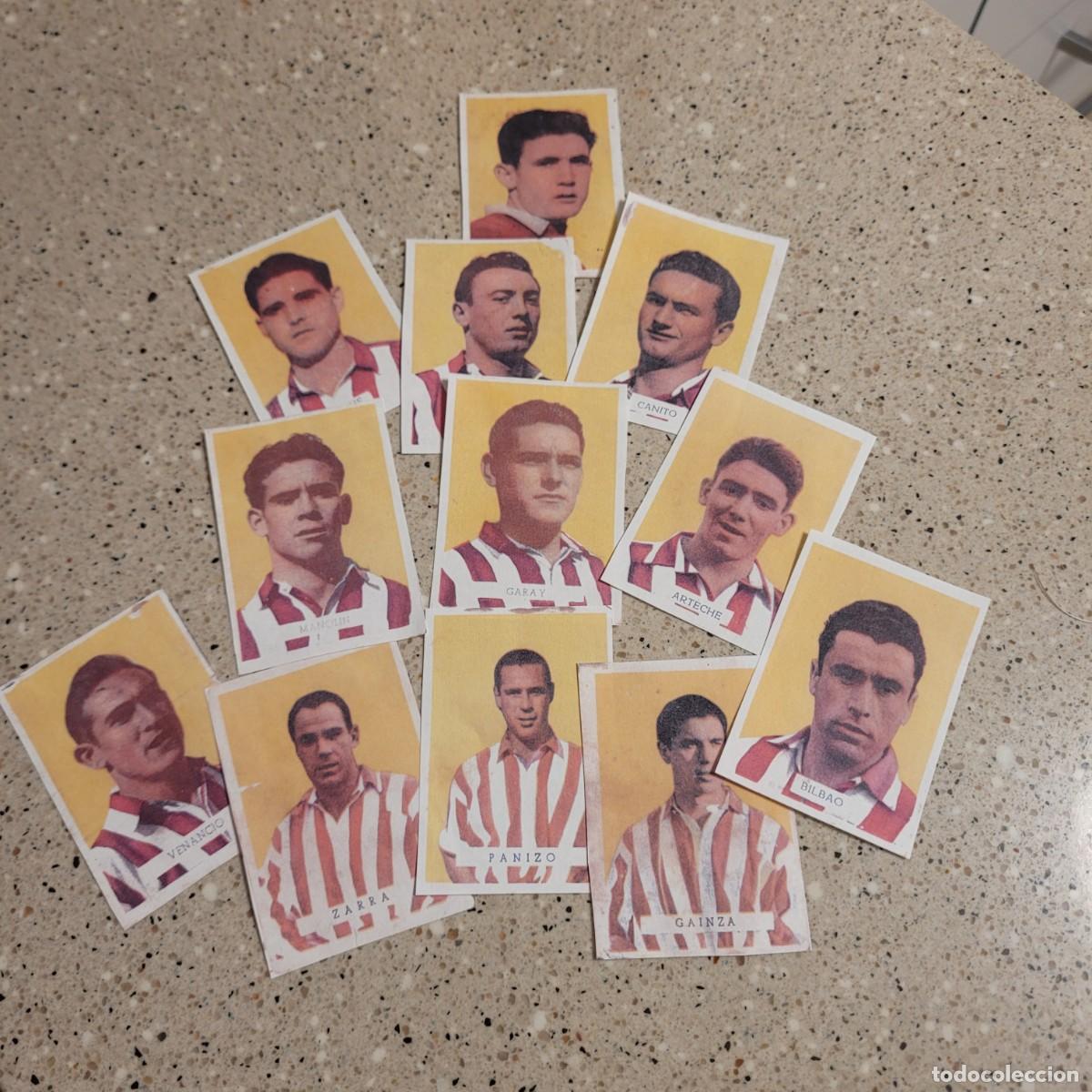 Cromos de F&uacute;tbol: AT.BILBAO EQUIPO COMPLETO CHOCOLATES TORRAS 1953. LEER COMENTARIOS