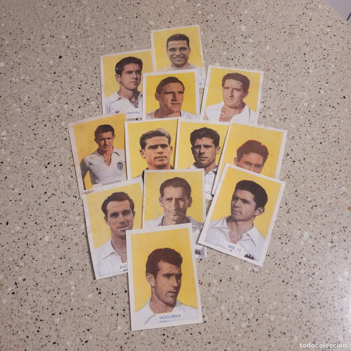 Cromos de F&uacute;tbol: VALENCIA EQUIPO COMPLETO CHOCOLATES TORRAS 1953. LEER COMENTARIOS
