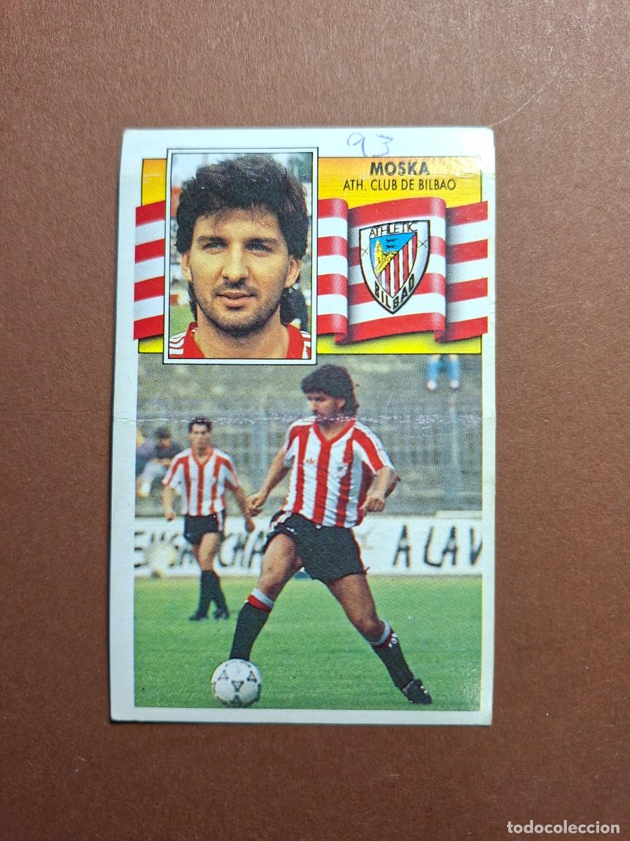 Cromos de F&uacute;tbol: MOSKA FICHAJE 8 ATHLETIC CLUB DE BILBAO LIGA ESTE 1990 1991 90 91 SIN PEGAR NUNCA