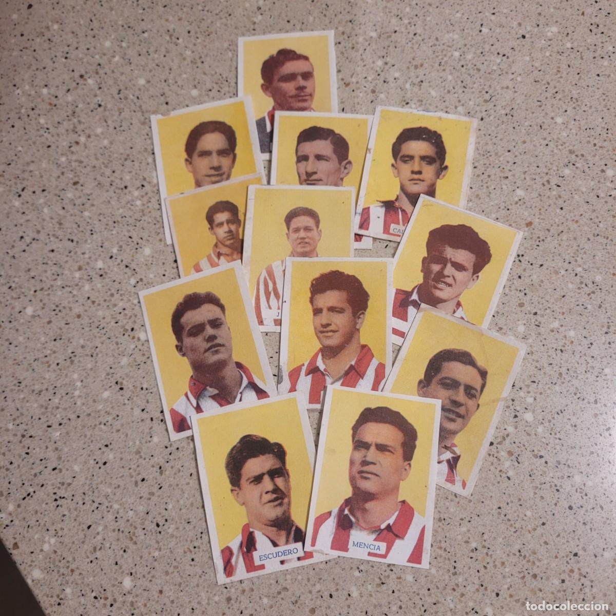Figurine di Calcio: ATLETICO MADRID EQUIPO COMPLETO CHOCOLATES TORRAS 1953. LEER COMENTARIOS