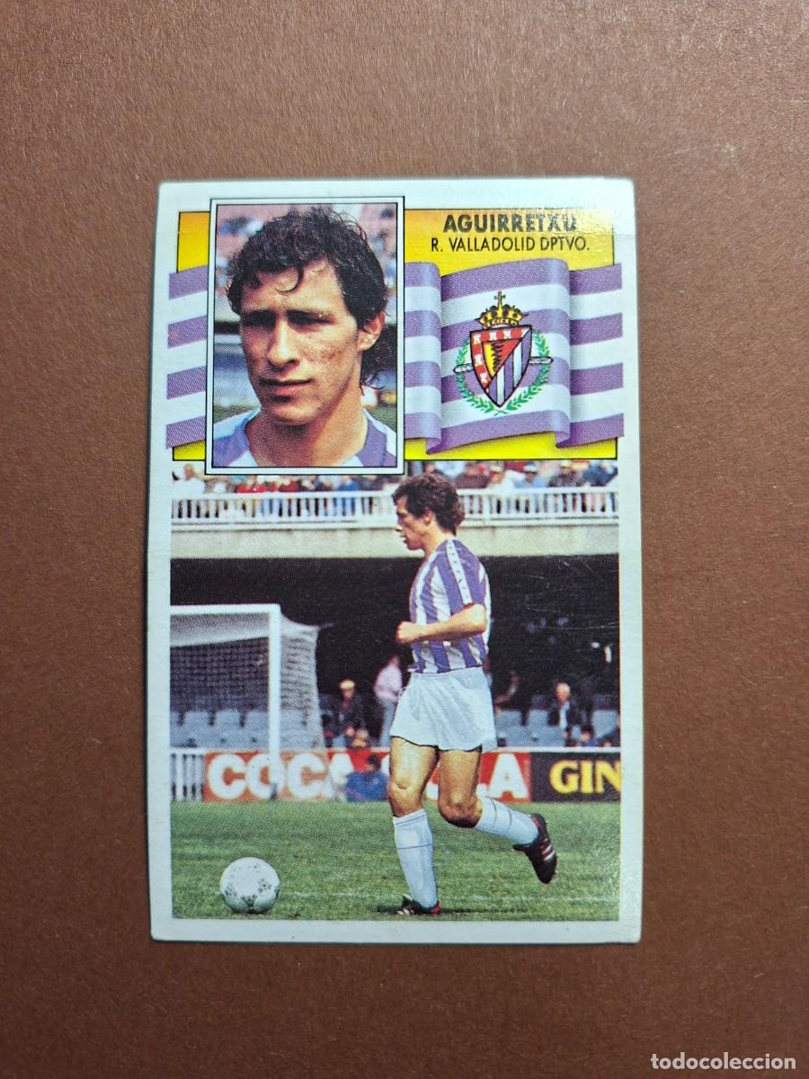 Cartes &agrave; collectionner de Football: AGUIRRETXU VALLADOLID FICHAJE 14 LIGA ESTE 1990 1991 90 91 SIN PEGAR NUNCA