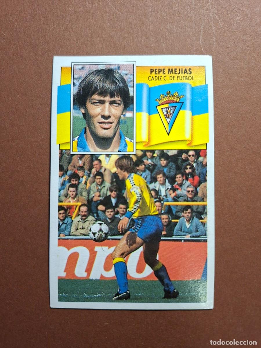 Cromos de F&uacute;tbol: PEPE MEJIAS FICHAJE 3 CADIZ LIGA ESTE 1990 1991 90 91
