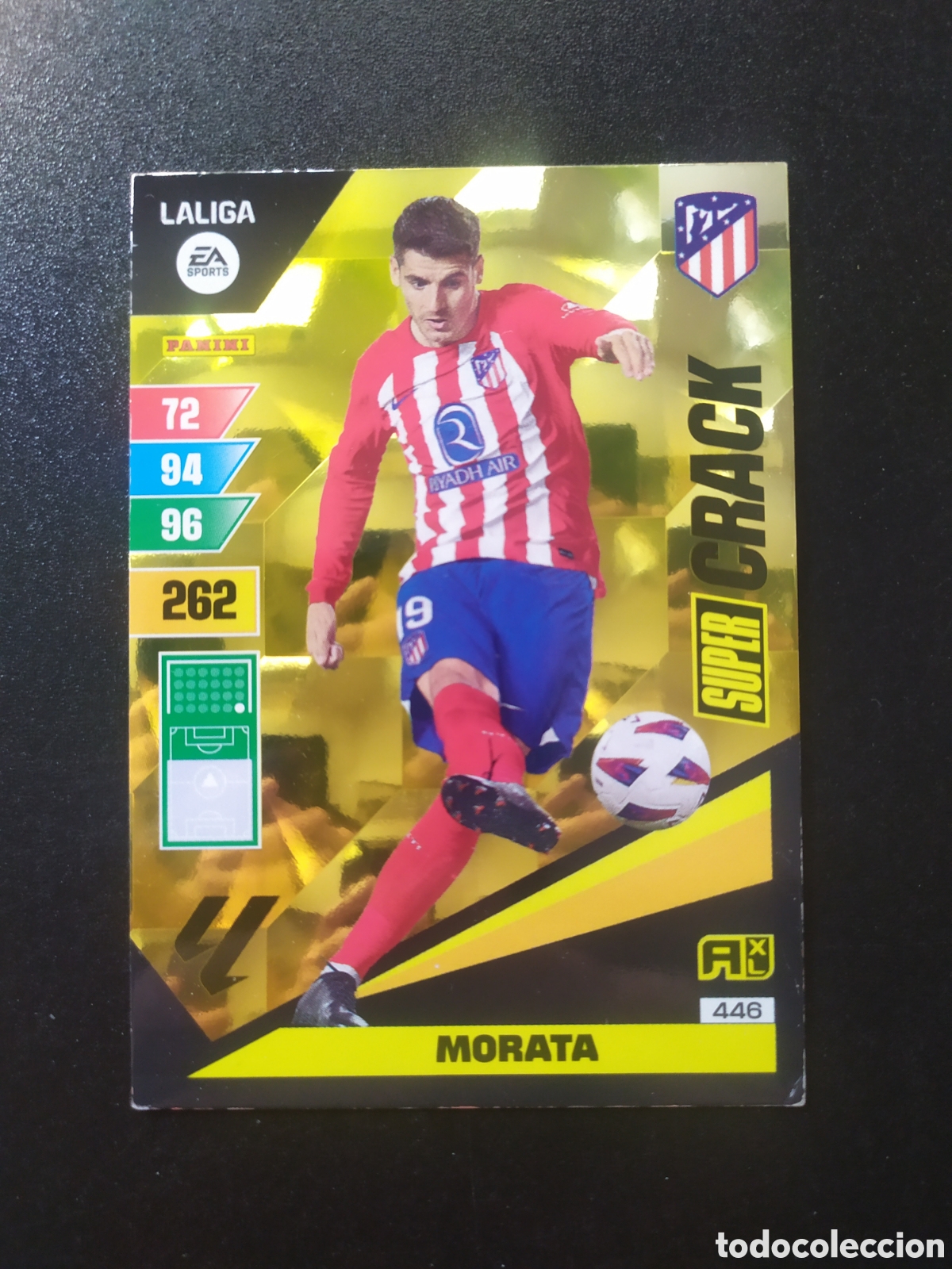 Cromos de F&uacute;tbol: Adrenalyn 2023 2024 23 24 panini Morata super crack n&deg; 446 Atl&eacute;tico Madrid