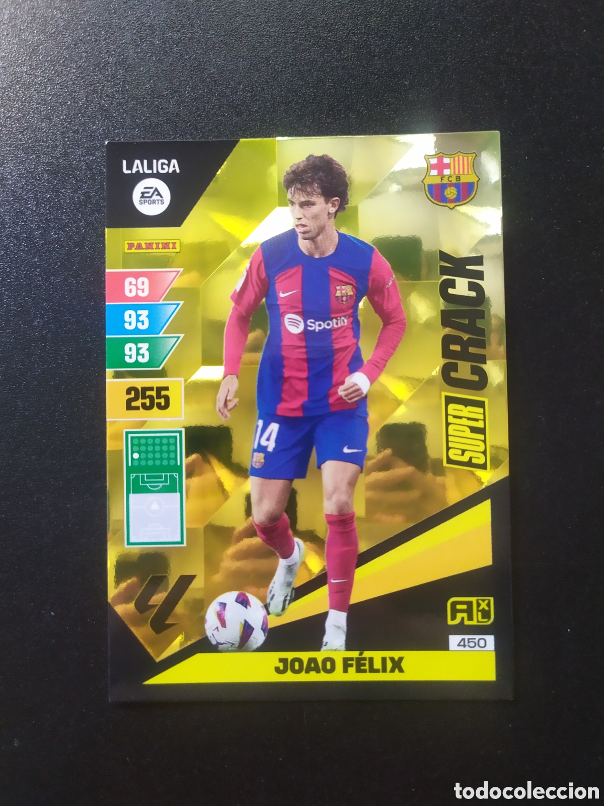 Fu&szlig;ball-Sticker: Adrenalyn 2023 2024 23 24 panini Joao F&eacute;lix super crack n&deg; 450 Barcelona