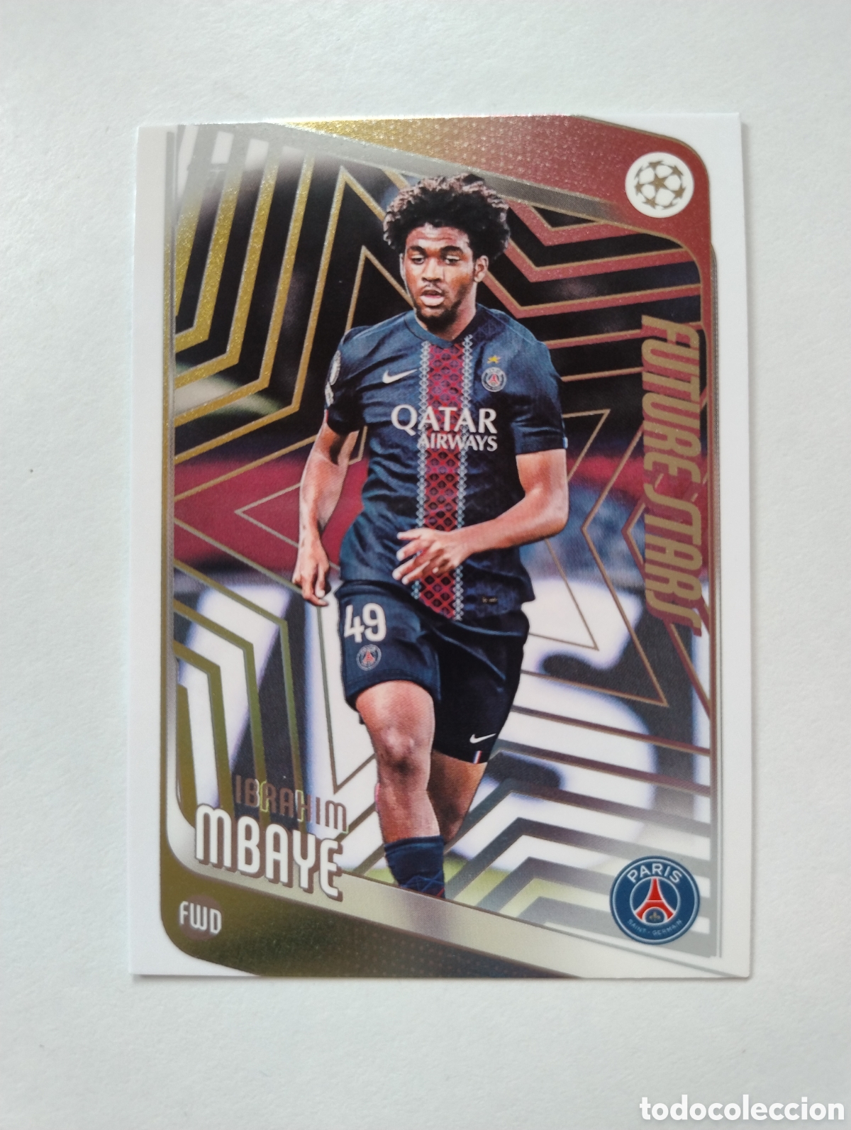 Cromos de F&uacute;tbol: 158 - Mbaye - PSG - Topps UCC Flagship 2025 - 2026 Future Stars