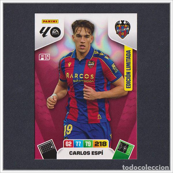 Cromos de F&uacute;tbol: ADRENALYN XL 2025 2026 25 26 PANINI CARLOS ESP&Iacute; EDICI&Oacute;N LIMITADA LEVANTE COLECCI&Oacute;N LIGA ALBUM