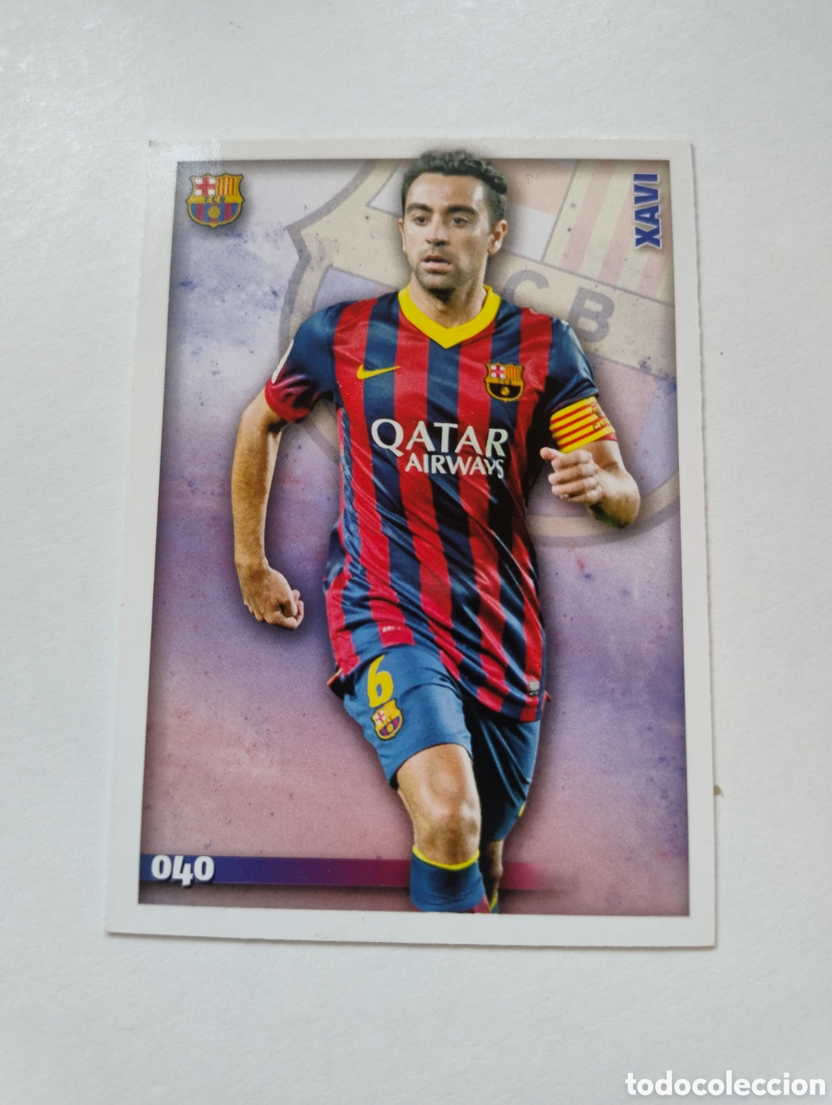 Cromos de F&uacute;tbol: 40 - Xavi - Barcelona - Mundicromo Liga 2014 - 2015