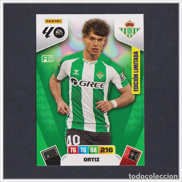 Cromos de F&uacute;tbol: ADRENALYN XL 2025 2026 25 26 PANINI &Aacute;NGEL ORTIZ EDICI&Oacute;N LIMITADA BETIS COLECCI&Oacute;N LIGA ALBUM