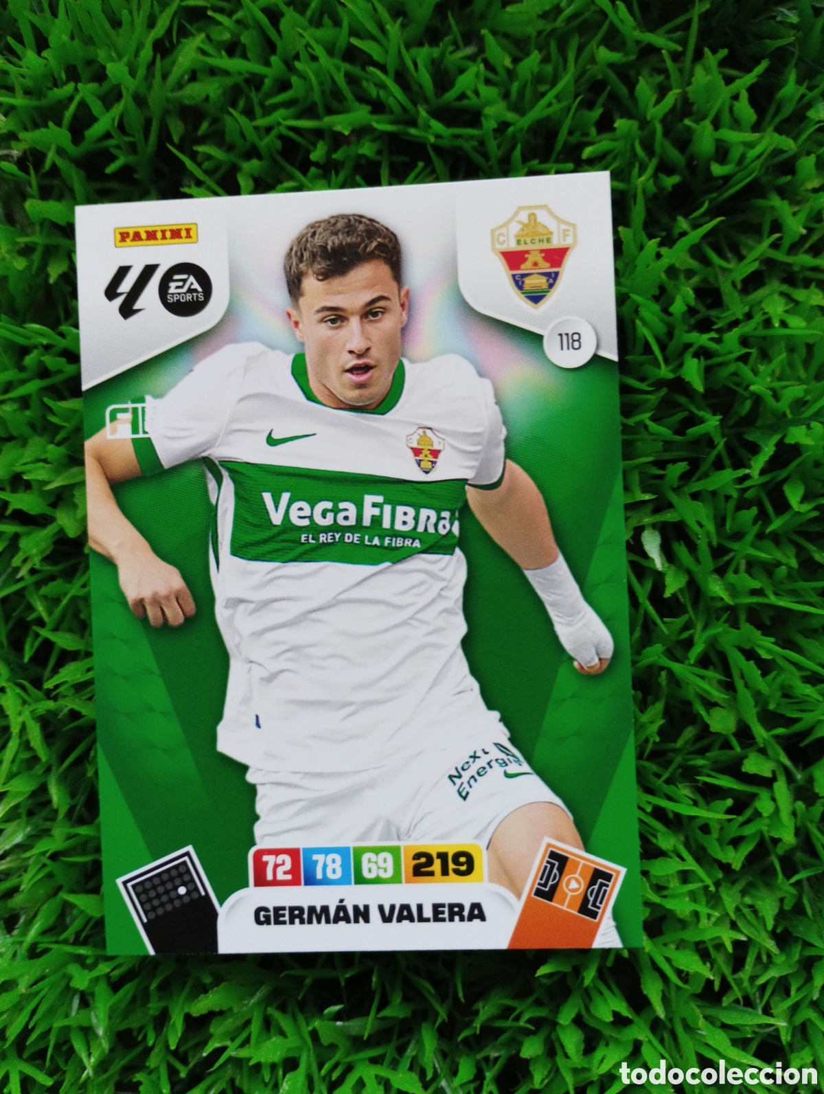 Figurine di Calcio: German Valera Elche Adrenalyn 25-26 # 118
