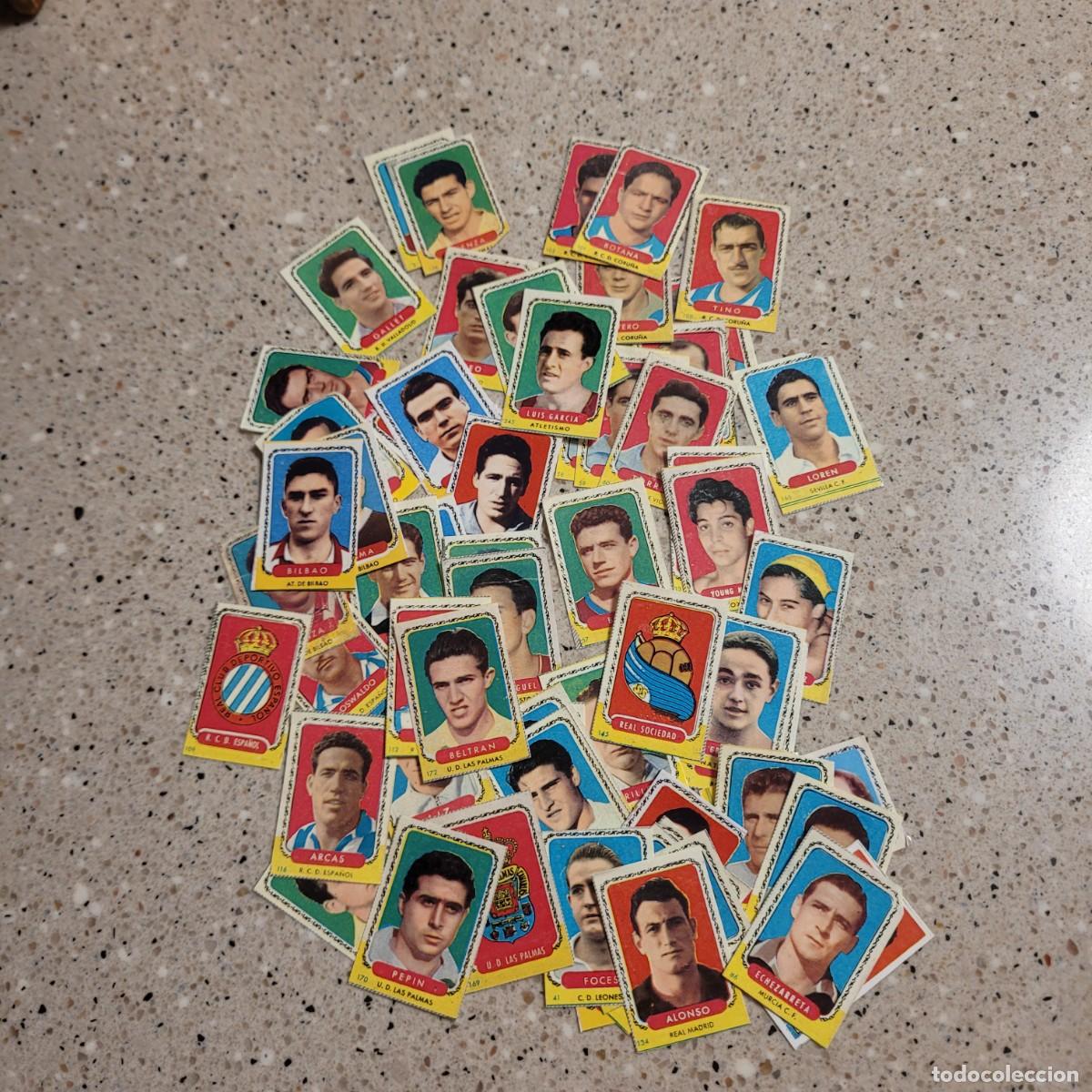 Cromos de F&uacute;tbol: LOTE 61 CROMOS DE LA COLECCION CAMPEONES 1956. LEER COMENTARIOS