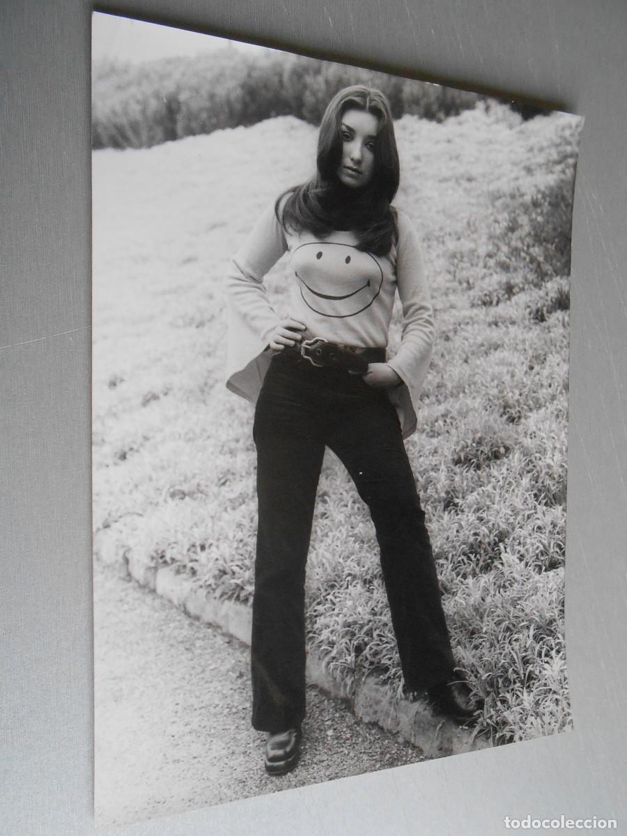 Cromos de F&uacute;tbol: FOTO de - MONICA -, de 18 x 24 cms.