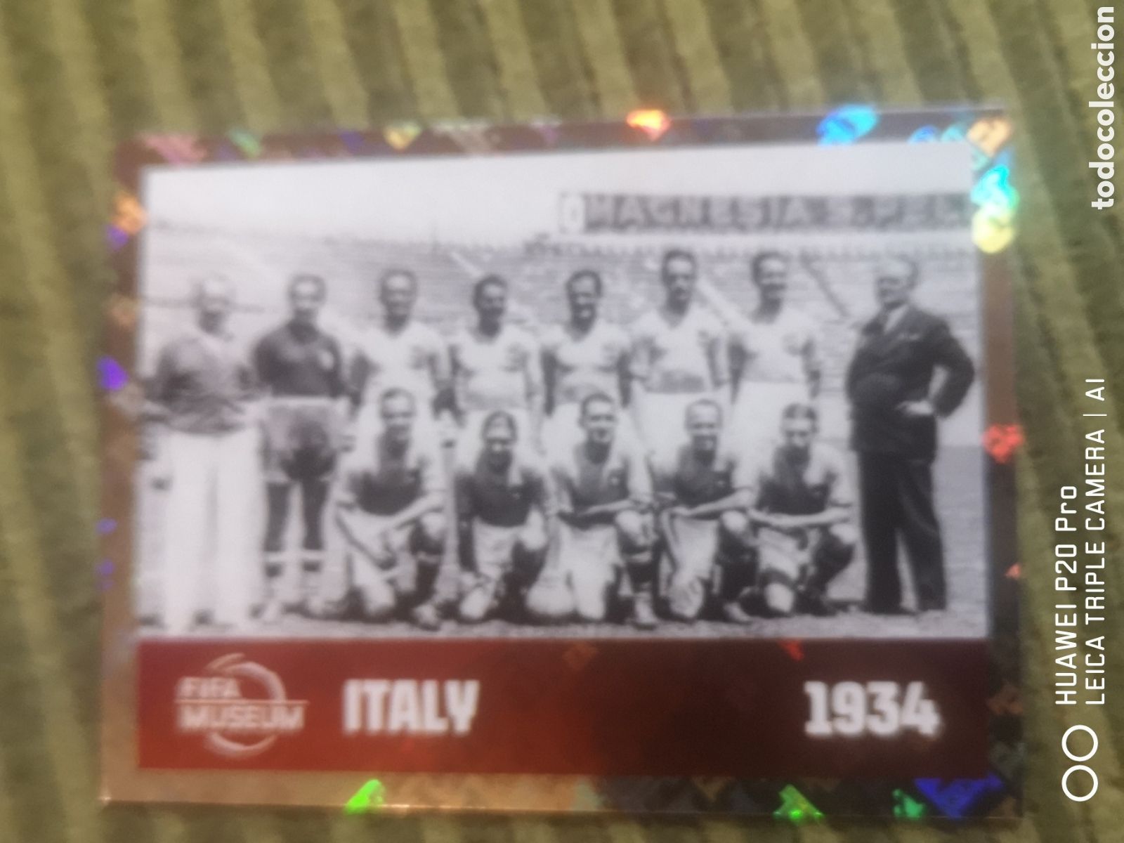 Cromos de F&uacute;tbol: FIFA WORLD CUP MUNDIAL 2026 FWC 9 ITALIA 1934