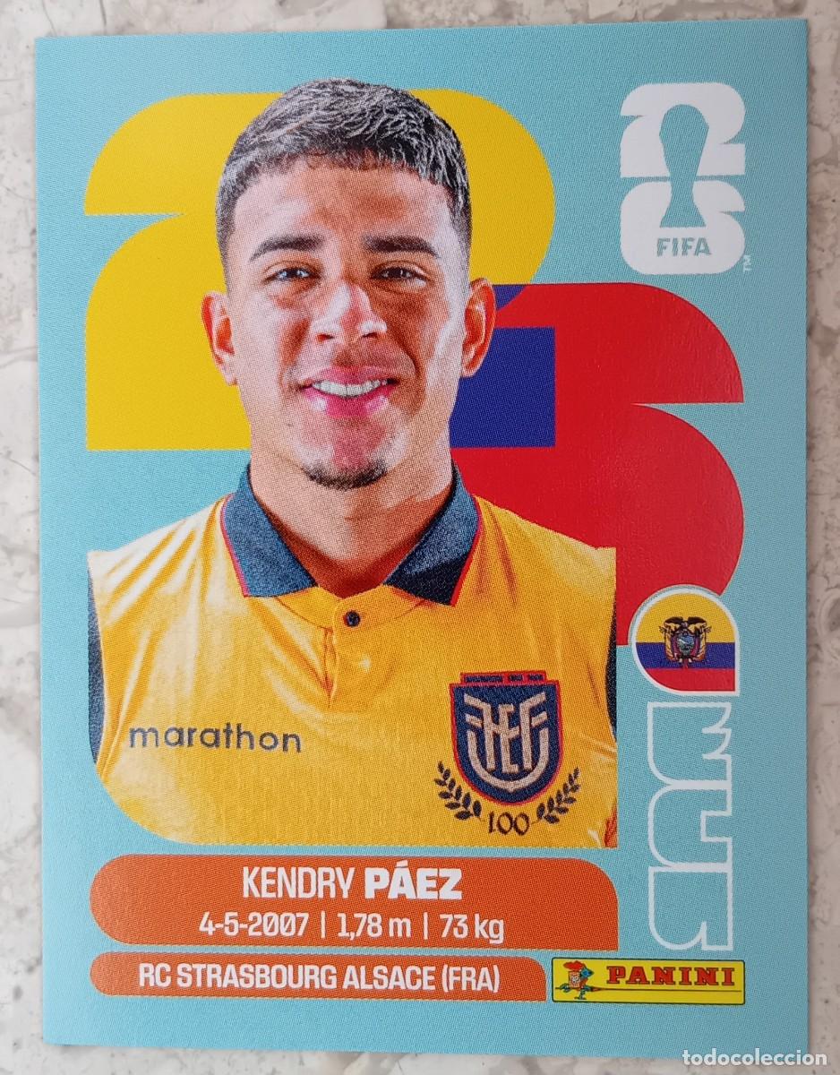 Cromos de F&uacute;tbol: Figurina Panini 2026 Cromo World Cup Usa Mundial 2026 Kendry P&aacute;ez Ecuador n ECU 11