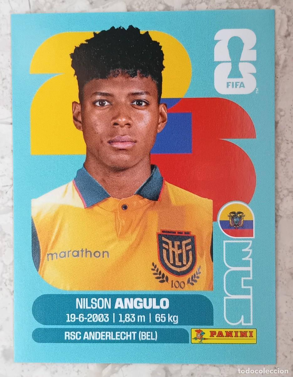 Cromos de F&uacute;tbol: Figurina Panini 2026 Cromo World Cup Usa Mundial 2026 Nilson Angulo Ecuador n ECU 17