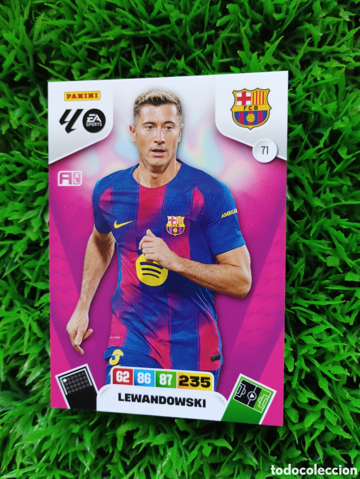 Cromos de F&uacute;tbol: Lewandowski Barcelona Adrenalyn 25-26 # 71