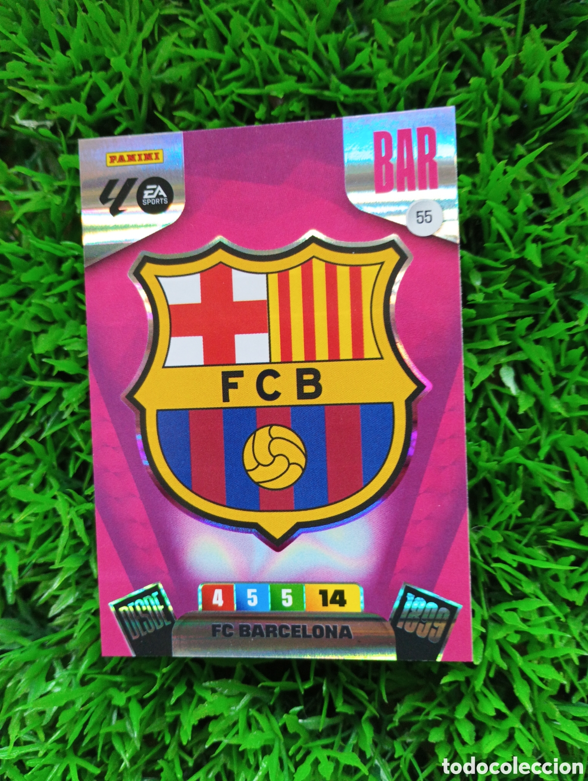 Football Stickers: Escudo Barcelona Adrenalyn 25-26 # 55