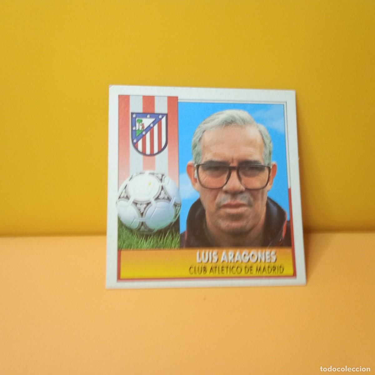 Cromos de F&uacute;tbol: EDICIONES ESTE 1992 1993 92 93 ATL&Eacute;TICO DE MADRID LUIS ARAGONES