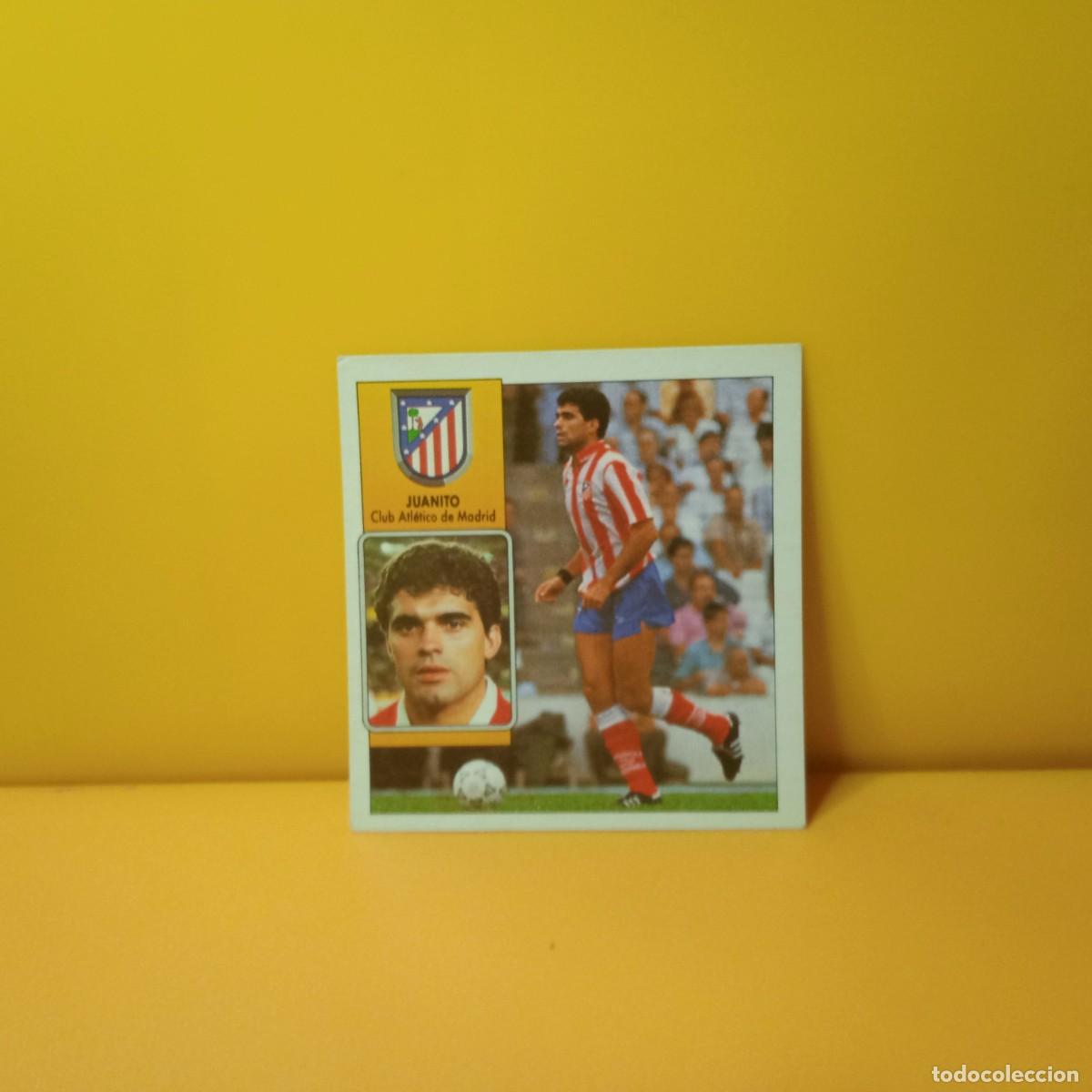 Figurine di Calcio: EDICIONES ESTE 1992 1993 92 93 ATL&Eacute;TICO DE MADRID JUANITO