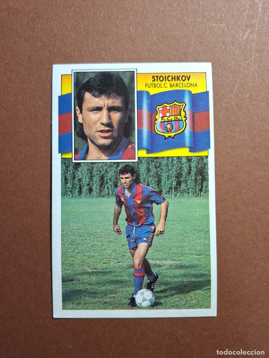 Figurine di Calcio: STOICHKOV FUTBOL CLUB BARCELONA LIGA ESTE 1990 1991 90 91