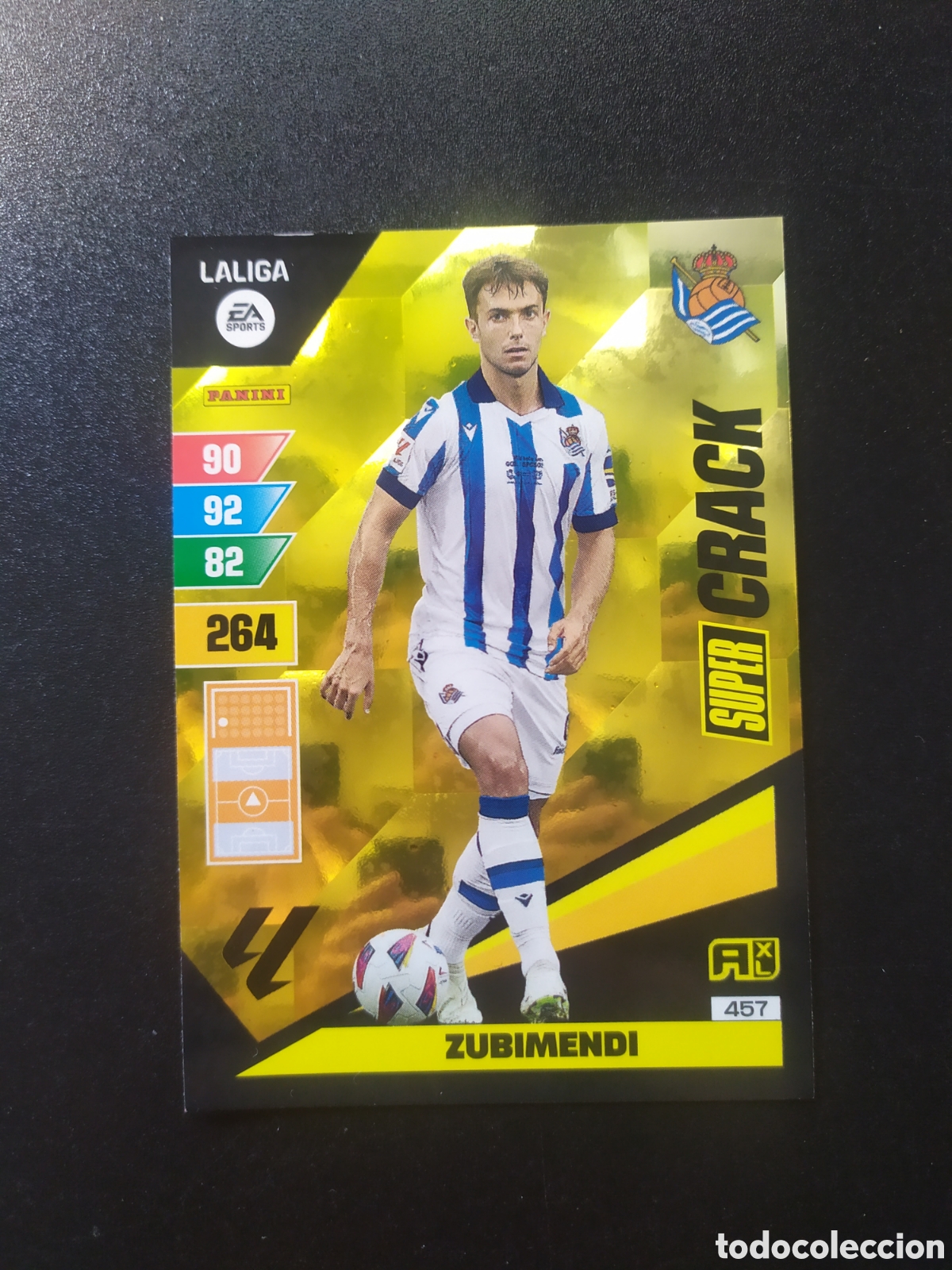 Cromos de F&uacute;tbol: Adrenalyn 2023 2024 23 24 panini Zubimendi super crack n&deg; 457 Real Sociedad