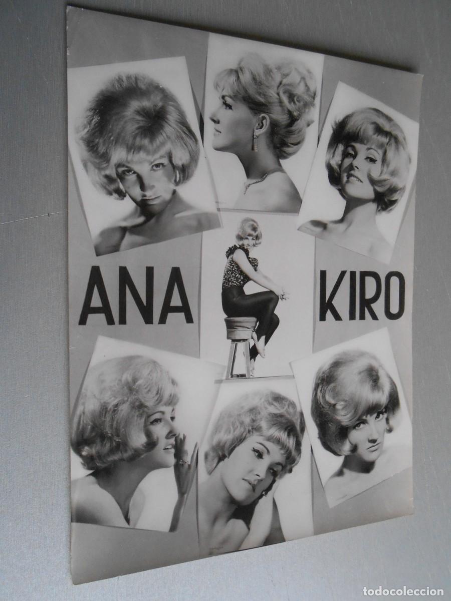 Cromos de F&uacute;tbol: FOTO de - ANA KIRO -, de 18 x 24 cms.
