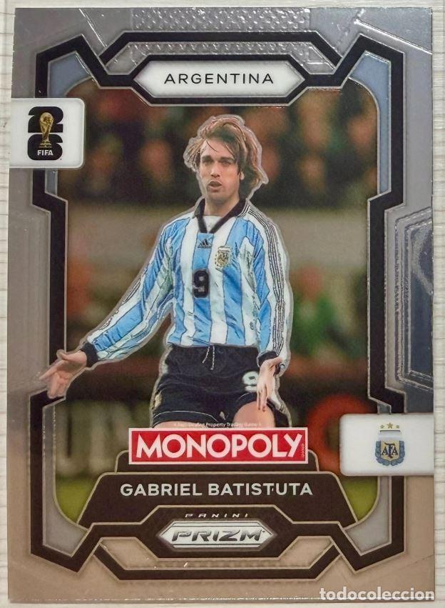 Cromos de F&uacute;tbol: Gabriel Bautista #4 Argentina Prizm Monopoly Panini FIFA ⚽ World Cup 2026 ⚽