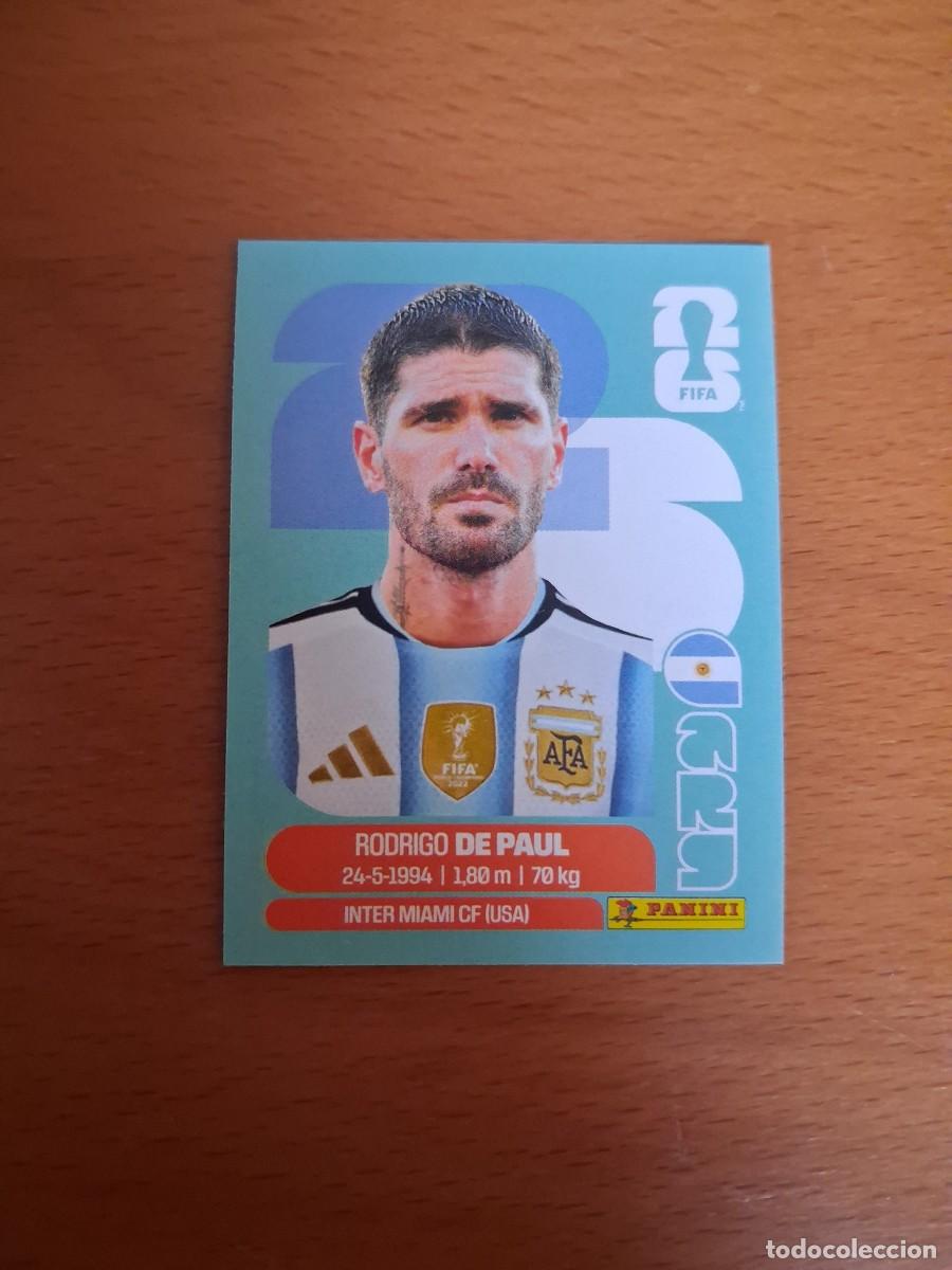 Cromos de F&uacute;tbol: Fifa World Cup 26 Mundial 2026 ARG 10 Argentina Rodrigo de Paul