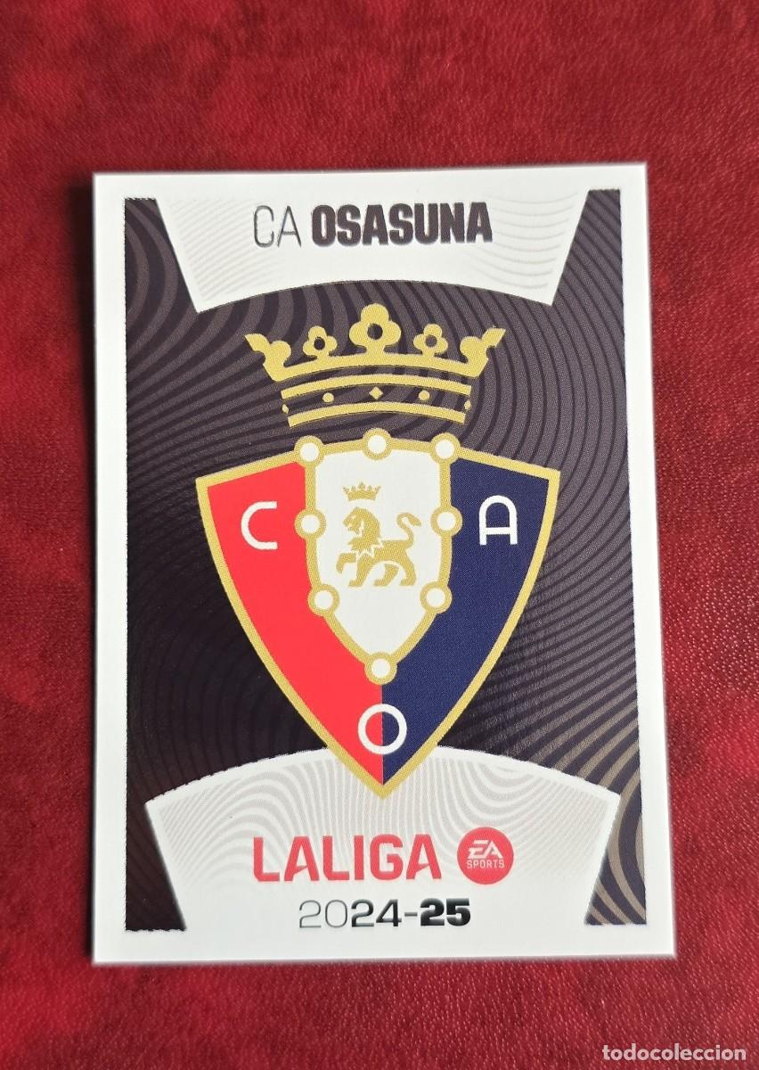 Cromos de f&uacute;tbol: LIGA ESTE PANINI 2024 2025 ESCUDO OSASUNA N&deg; 1