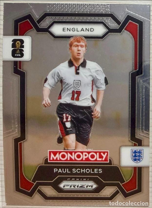 Cromos de F&uacute;tbol: Paul Scholes #24 England Prizm Monopoly Panini FIFA ⚽ World Cup 2026 ⚽