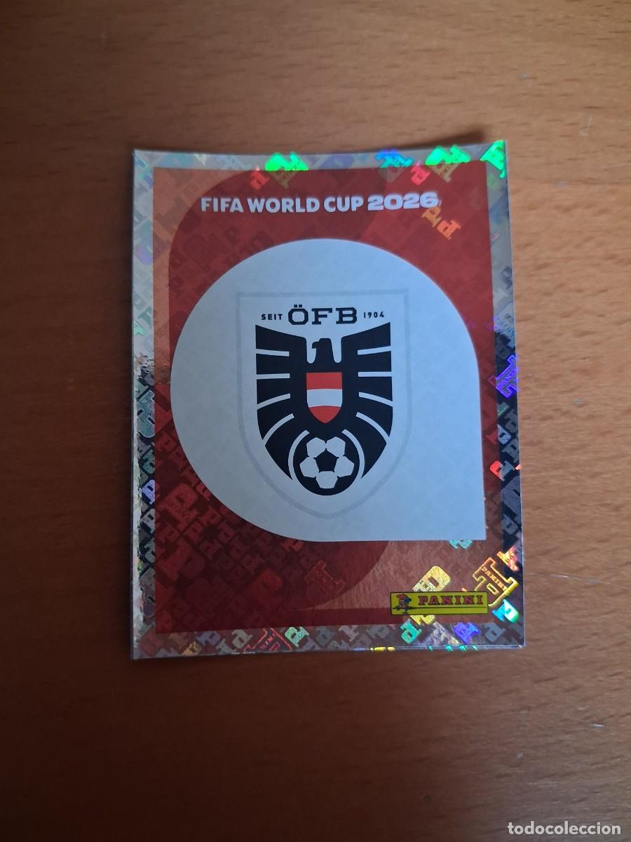 Cromos de F&uacute;tbol: Fifa World Cup 26 Mundial 2026 AUT 1 Austria Escudo Logo