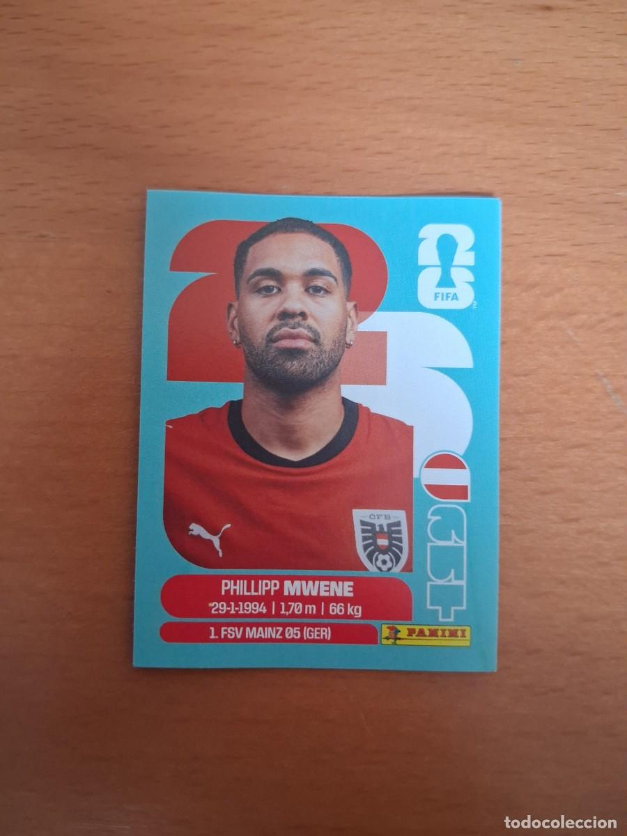 Football Stickers: Fifa World Cup 26 Mundial 2026 AUT 8 Austria Phillipp Mwene