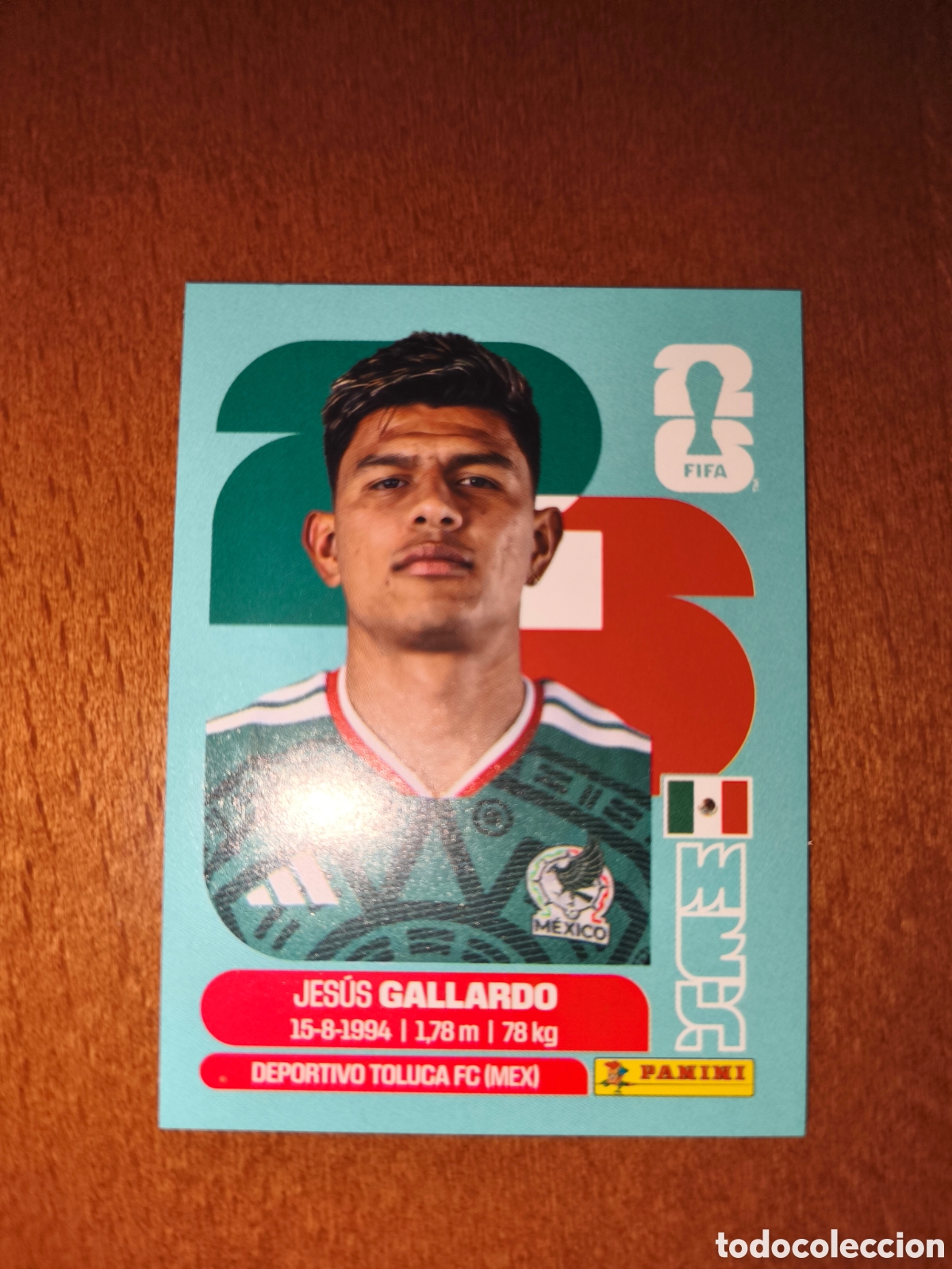 Cromos de F&uacute;tbol: Jes&uacute;s Gallardo MEX6 Fifa World Cup 2026 M&eacute;xico