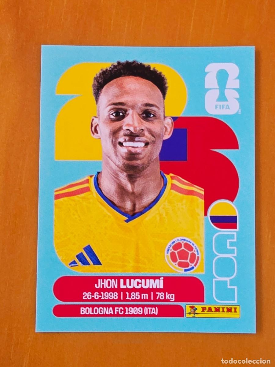 Cromos de F&uacute;tbol: COL 8 Jhon Lucum&iacute;, Colombia, Panini FIFA World Cup Mundial 2026 Sticker
