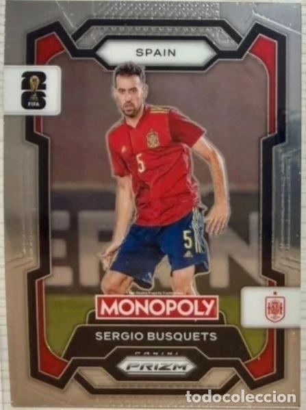 Cromos de F&uacute;tbol: Sergi Busquets #45 Prizm Monopoly Panini FIFA ⚽ World Cup 2026 ⚽