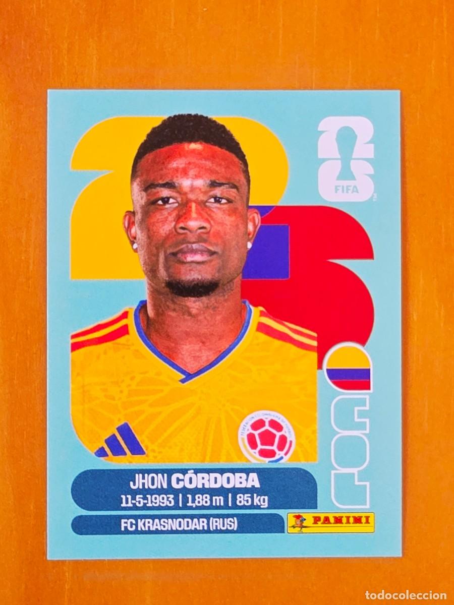 Cromos de F&uacute;tbol: COL 18 Jhon C&oacute;rdoba, Colombia, Panini FIFA World Cup Mundial 2026 Sticker